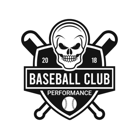 Baseball Club Tournament Championship Sports Logo Design Template