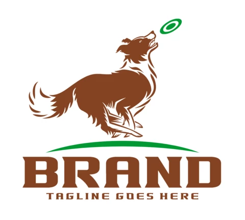 Szablon logo psa z super łapą