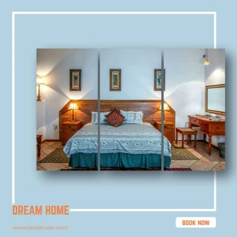 Brown and White Dream Home Sell Instagram Post Template