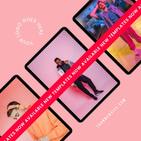 Trendy Fashion Showcase Instagram Post Design Template
