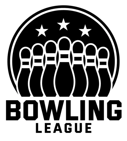 Bowling League Logo Design Template