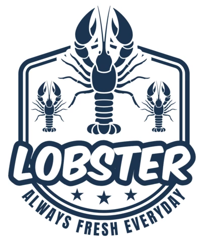 Fresh Lobster Logo Design Template