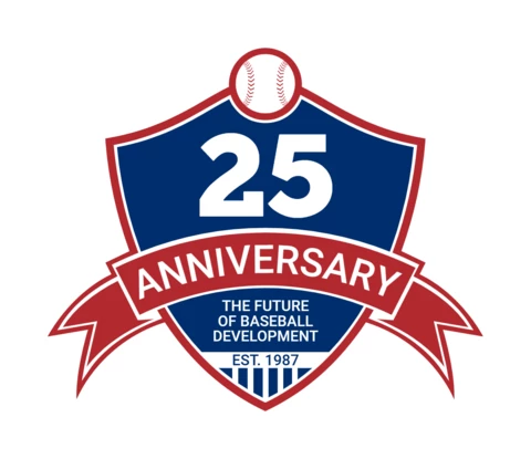 25 Anniversary Baseball Championship Sports Logo Design Template