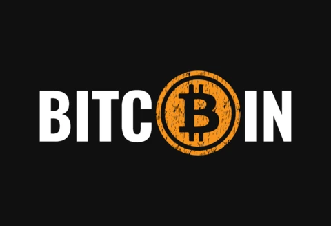 Bitcoin Cryptocurrency T-Shirt Design Template