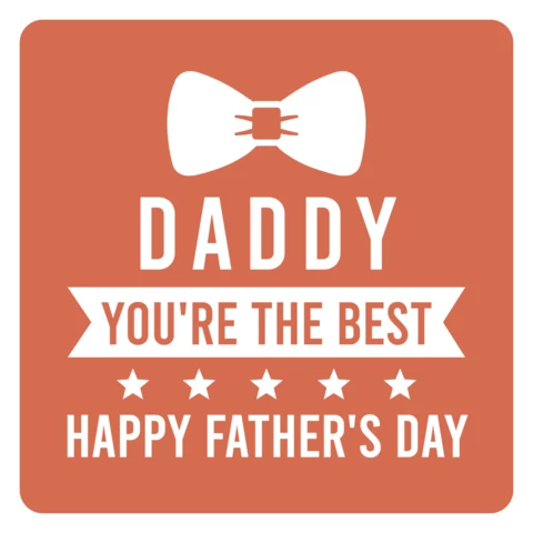 Happy Father's Day Logo Design Template
