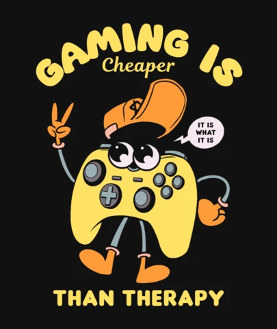 Gamer's Revenge Locked and Loaded for Victory T-Shirt Design Template