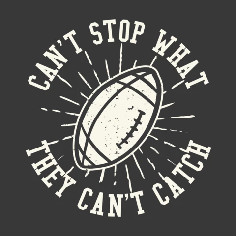 Rugby Football Vintage T-shirt Design Template