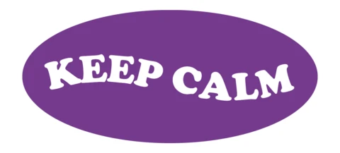 Keep Calm Typography Design Template for Posters and Merchandise