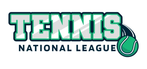 Modèle de logo pour la ligue nationale de tennis