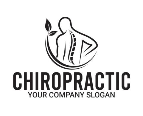 Designvorlage für medizinisches Chiropraktik-Logo