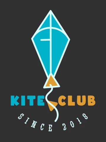 Diseño de plantilla de camiseta de verano del club de cometas