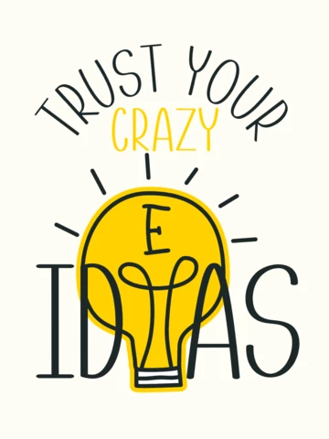 Creative Idea Lightbulb T-shirt Template Design