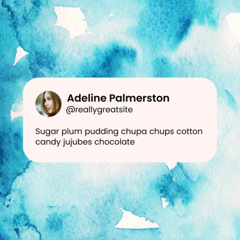 Dulces golosinas tema instagram post plantilla de diseño