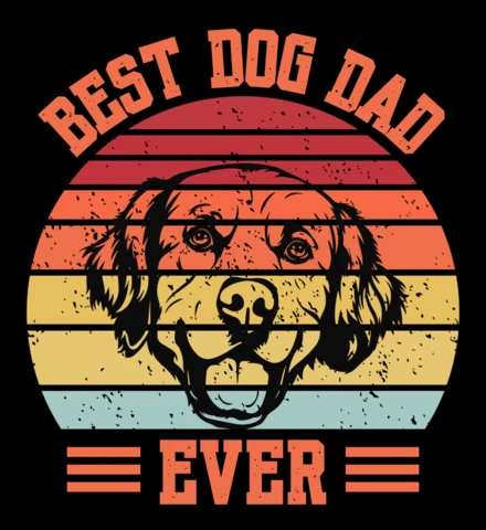 Hundeliebhaber-Design für Bekleidungsvorlage: bester Hundepapa aller Zeiten