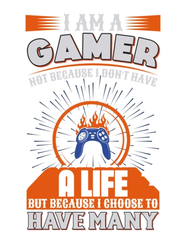 Plantilla de diseño retro gamer para ropa y artículos personalizables