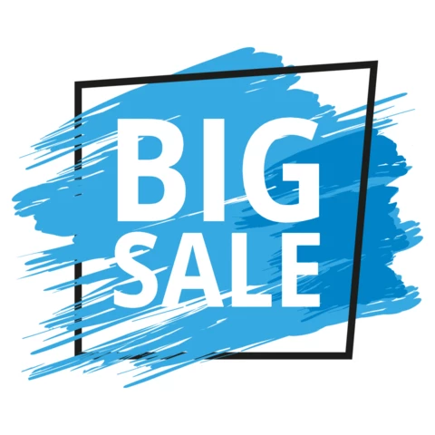 Grote uitverkoop black friday banner sjabloon