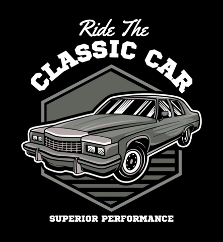 Ride The Classic Car Superior Performance & Timeless Style Poster Design Template