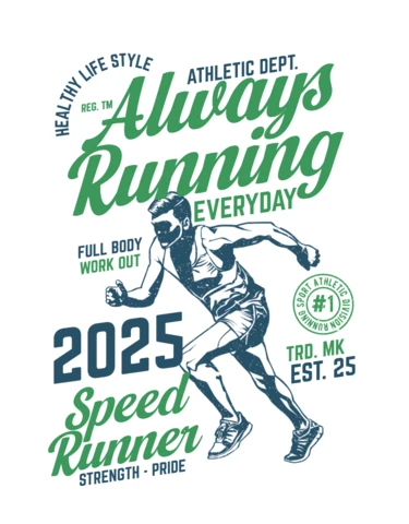 Always Vintage T-shirt Design Template