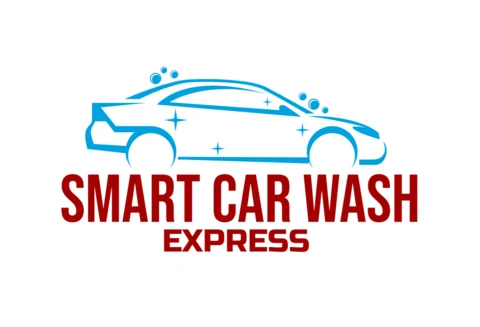 Smart Car Wash Service Logo Design Template