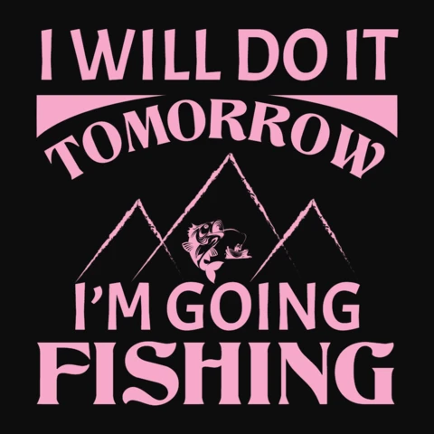 明日、釣りに行くからTシャツのデザインテンプレートを作るよ。