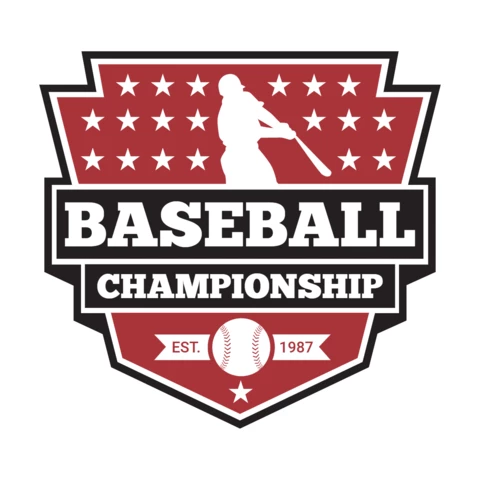 Baseball Championship Sports Logo Design Template