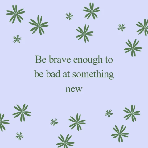 Be Brave Learning Journey Instagram Post Design Template