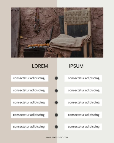 Do's And Dont's Column Comparison Instagram Post Design Template