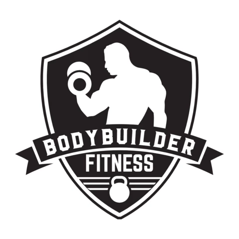 Body Builder Fitness Center Logo Design Template