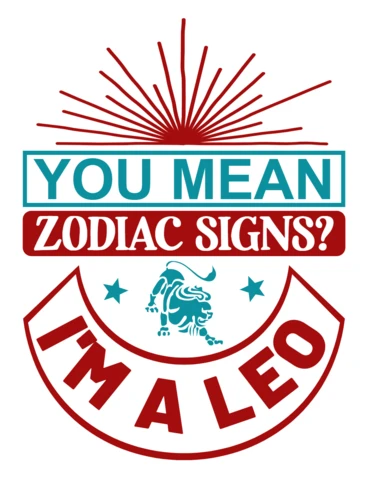 Editable Zodiac Signs Design Template: Fun Retro Style for Leo Enthusiasts