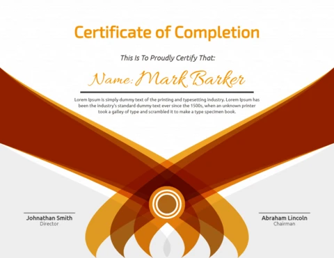 Corporate Company Certificate Post Design Template