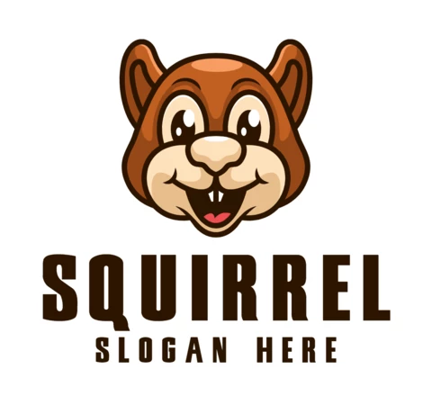 Squirrel Logo Design Template