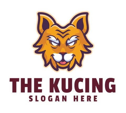 Cat Logo Design Template