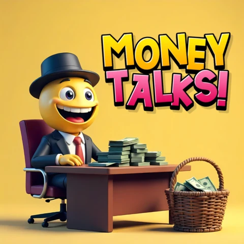 Money Talks Design Template: Fun and Engaging Financial Theme