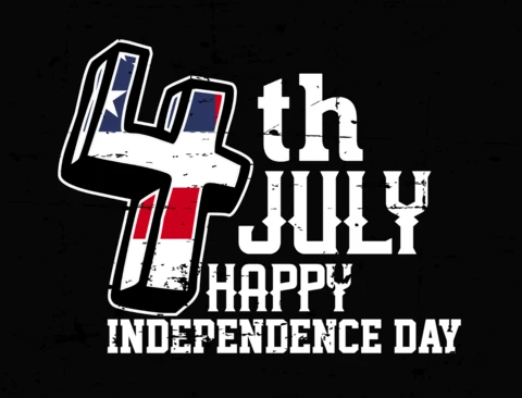4th Of July Happy Independence Day T-Shirt Template