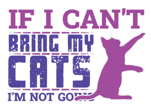 Playful Cat Lover Design Template for Fun and Whimsical Apparel