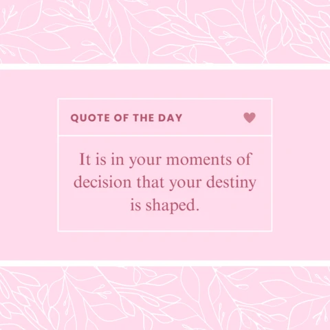 Quote of The Day Reflection Instagram Post Design Template
