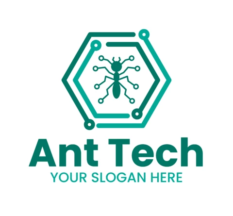 Ant Tech Logo Design Template