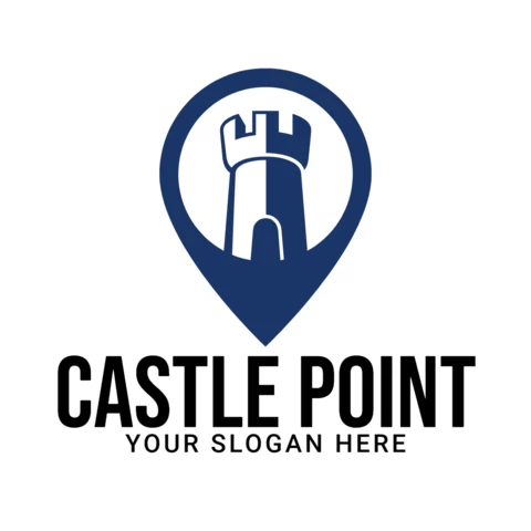 Modèle de logo Castle Point