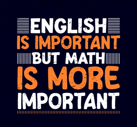 Math Teacher Funny T-Shirt Design Template