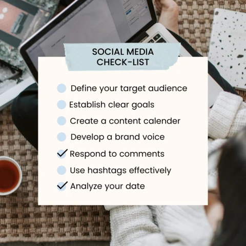 Social Media Checklist Instagram Post Design Template