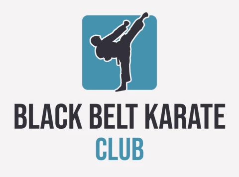 Black Belt Karate Club Logo Design Template