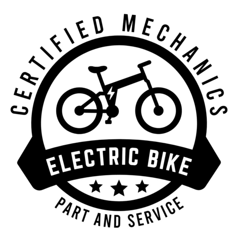 Electronic Bike Part and Service Logo Design Template