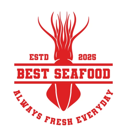 Best Seafood Logo Design Template