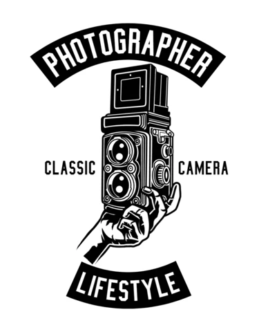 Szablon projektu koszulki dla fotografa