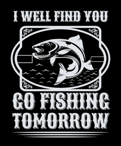 Vintage Fishing Quote Design Template for Real Fishermen Merchandising