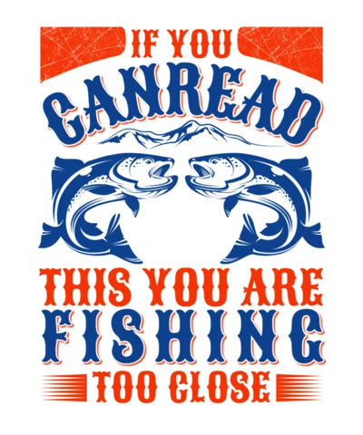 Vintage Fishing Humor Design Template for T-Shirts Print