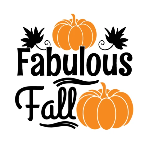 Fabelhafte Herbst-Kürbis-T-Shirt-Design-Vorlage