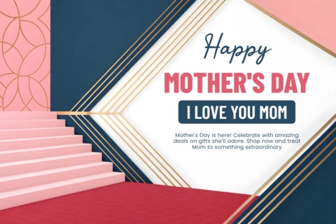 Elegant Mother's Day Celebration Template - Stylish Design for Special Moments
