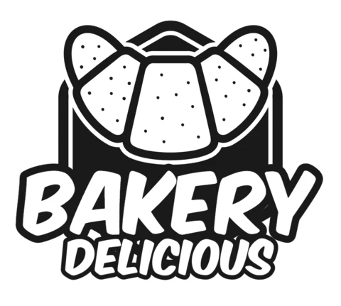 Modèle de logo pour une délicieuse boulangerie