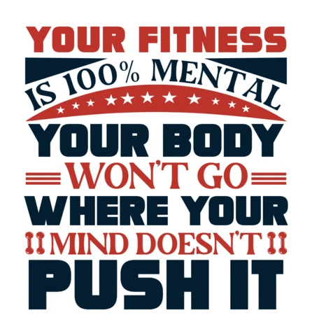 Design del modello di citazione motivazionale per il fitness in grassetto tipografico